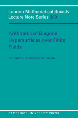 Book cover for Arithmetic of Diagonal Hypersurfaces over Finite Fields