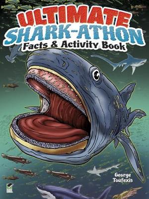 Book cover for Ultimate Shark-Athon Facts and Activity Book