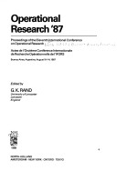 Cover of Operational Research