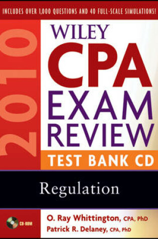 Cover of Wiley CPA Exam Review 2010 Test Bank CD