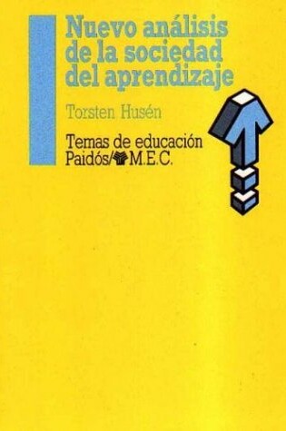 Cover of Nuevo Analisis de La Sociedad del Aprendizaje