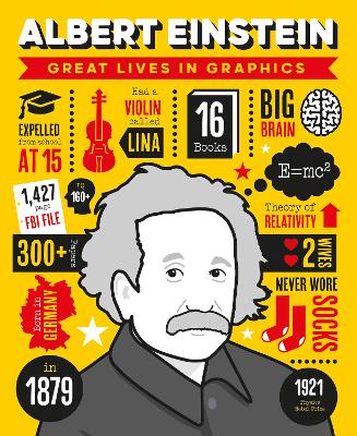 Book cover for Great Lives in Graphics: Albert Einstein