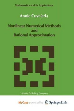 Cover of Nonlinear Numerical Methods and Rational Approximation