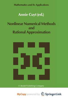 Book cover for Nonlinear Numerical Methods and Rational Approximation