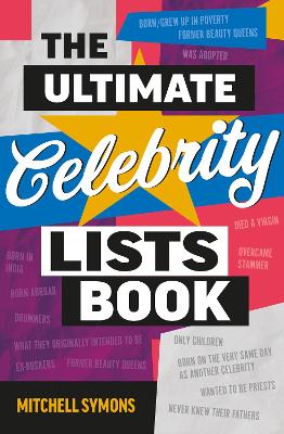 Book cover for The Ultimate Celebrity Lists Book