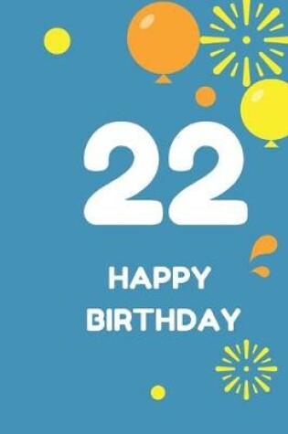Cover of happy 22 birthday