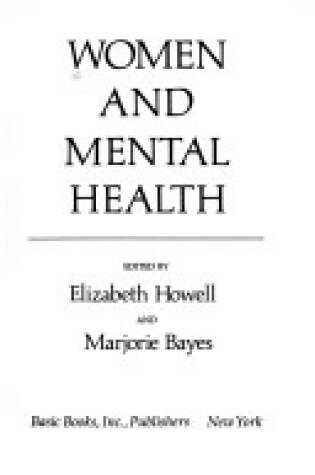 Cover of Women & Mental Health