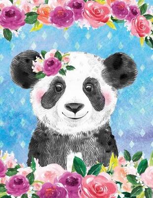 Cover of Big Fat Bullet Style Journal Cute Panda Bear In Flowers