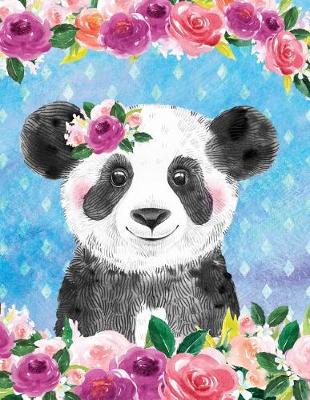 Book cover for Big Fat Bullet Style Journal Cute Panda Bear In Flowers