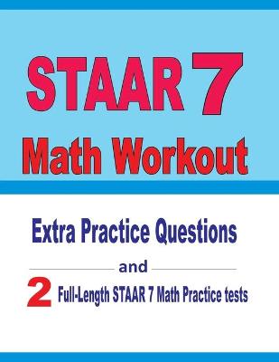 Book cover for STAAR 7 Math Workout