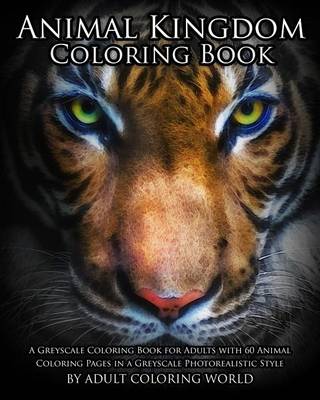 Book cover for Animal Kingdom Coloring Book