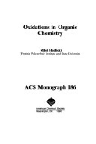 Cover of Oxidations in Organic Chemistry