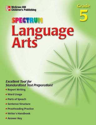 Book cover for Spectrum Language Arts, Grade 5