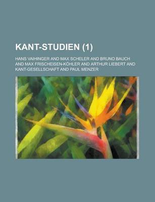 Book cover for Kant-Studien (1)