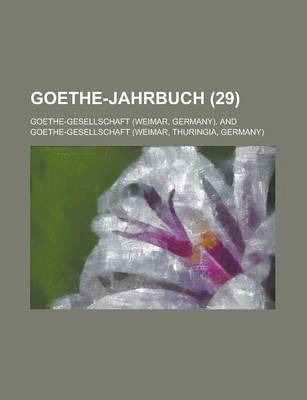 Book cover for Goethe-Jahrbuch (29)