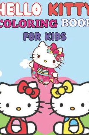 Cover of Hello kitty coloring book for kids