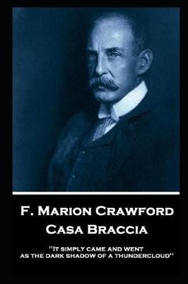 Book cover for F. Marion Crawford - Casa Braccia