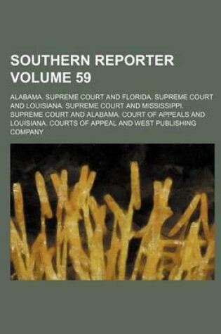 Cover of Southern Reporter Volume 59