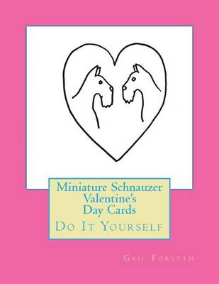 Book cover for Miniature Schnauzer Valentine's Day Cards