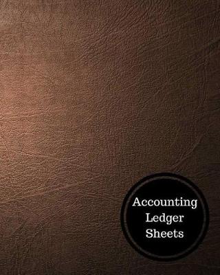 Book cover for Accounting Ledger Sheets