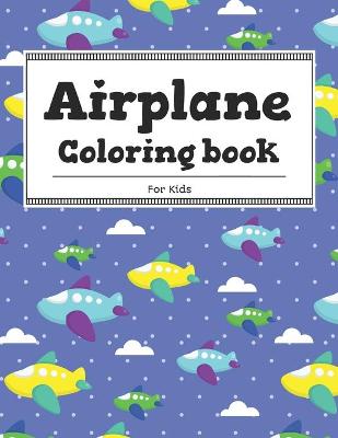 Book cover for Airplane coloring book