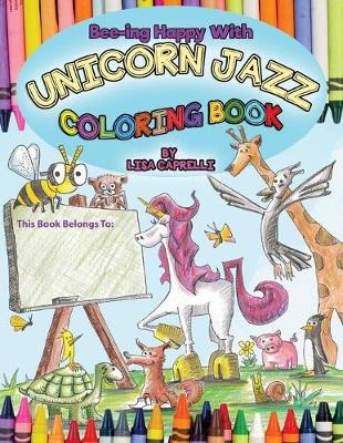 Book cover for Unicorn Jazz Children's Unicorn Coloring Book