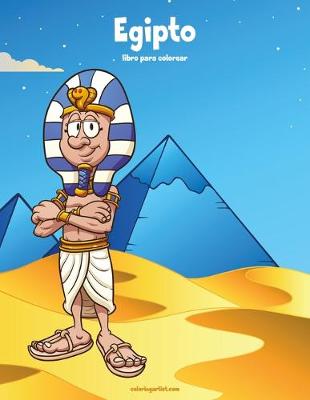 Cover of Egipto libro para colorear