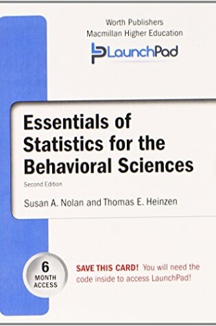 Cover of Launchpad for Nolan's Essentials of Statistics (6 Month Access)