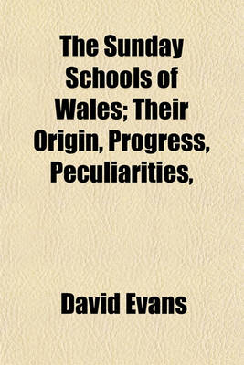 Book cover for The Sunday Schools of Wales; Their Origin, Progress, Peculiarities,