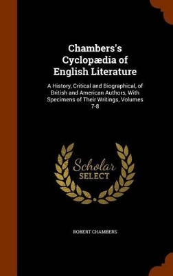 Book cover for Chambers's Cyclopædia of English Literature