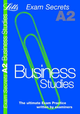 Book cover for A2 Exam Secrets Business Studies