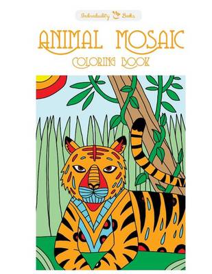 Book cover for Animal Mosaic Coloring Book