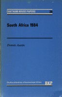 Book cover for South Africa, 1984
