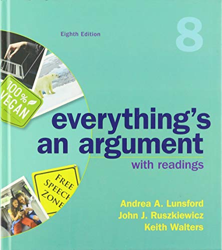 Book cover for Everything's an Argument with Readings (Cloth Text)
