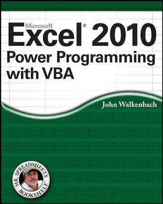 Book cover for Excel 2010 Power Programming with VBA