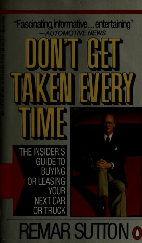 Book cover for Sutton Remar : Don'T Get Taken Every Time(3rd Edn.)