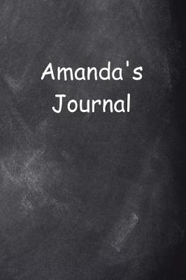 Cover of Amanda Personalized Name Journal Custom Name Gift Idea Amanda