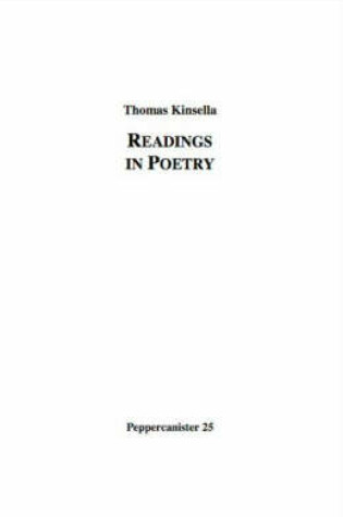 Cover of Readings in Poetry