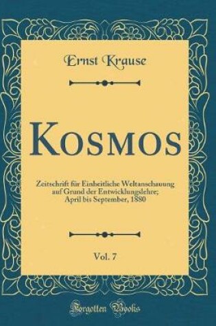 Cover of Kosmos, Vol. 7