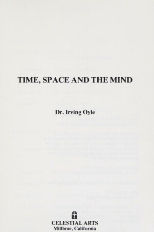 Cover of Time Space and the Mind
