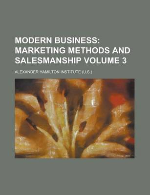 Book cover for Modern Business Volume 3