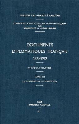 Cover of Documents Diplomatiques Francais