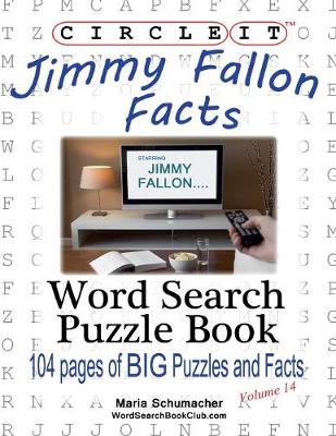 Book cover for Circle It, Jimmy Fallon Facts, Word Search, Puzzle Book