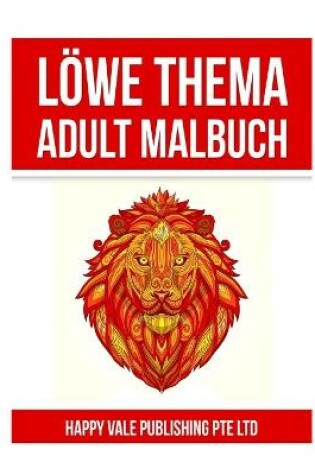 Cover of Löwe Thema Adult Malbuch