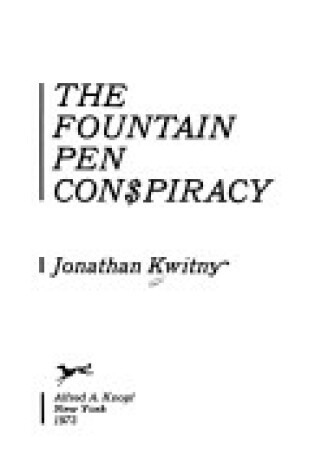 Cover of The Fountain Pen Conspiracy