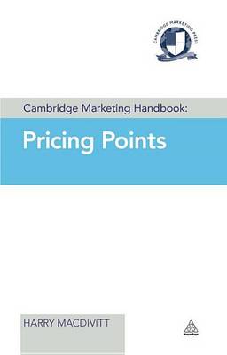 Book cover for Cambridge Marketing Handbook: Pricing Points