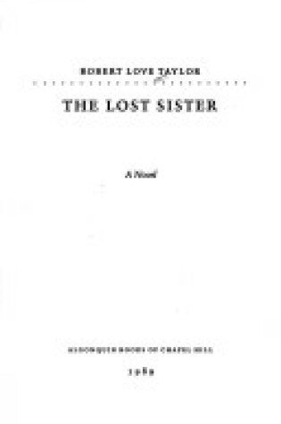 Cover of Lost Sister