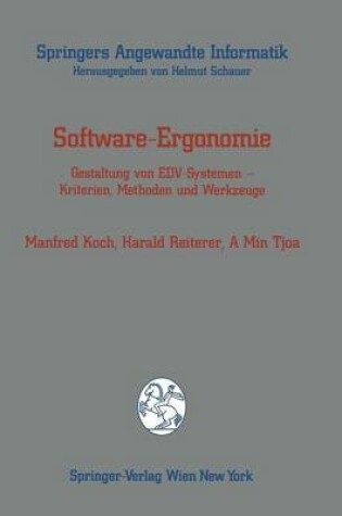 Cover of Software-Ergonomie