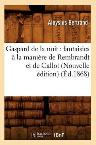 Cover of Gaspard de la nuit