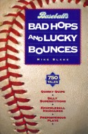 Book cover for Baseball's Bad Hops and Lucky Bounces